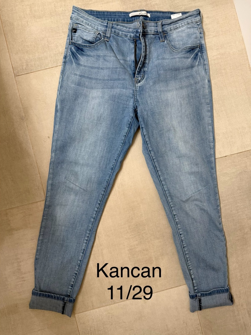 KanCan Light Blue Skinny Jeans - Mid Rise Stretch